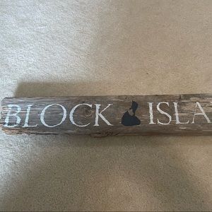 Block Island driftwood decor